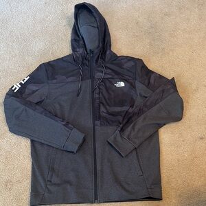 The North Face Men's Gray and Black Performance Jacket